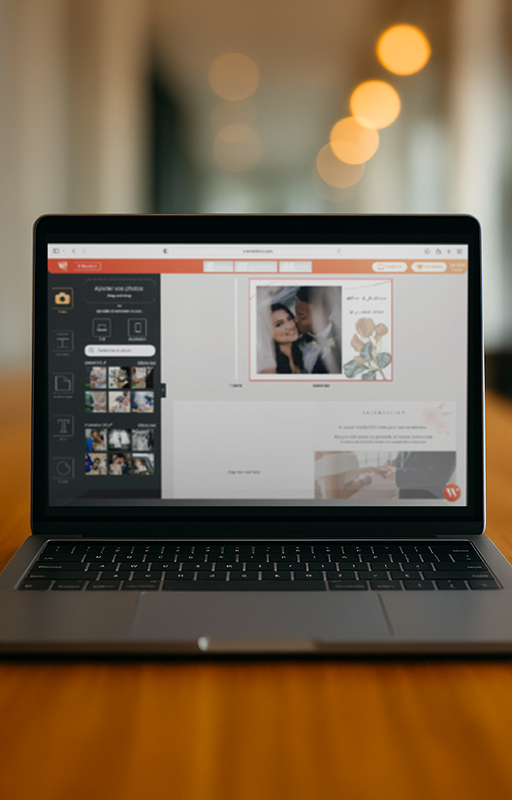 Éditeur web Wememberz pour créer des albums photo